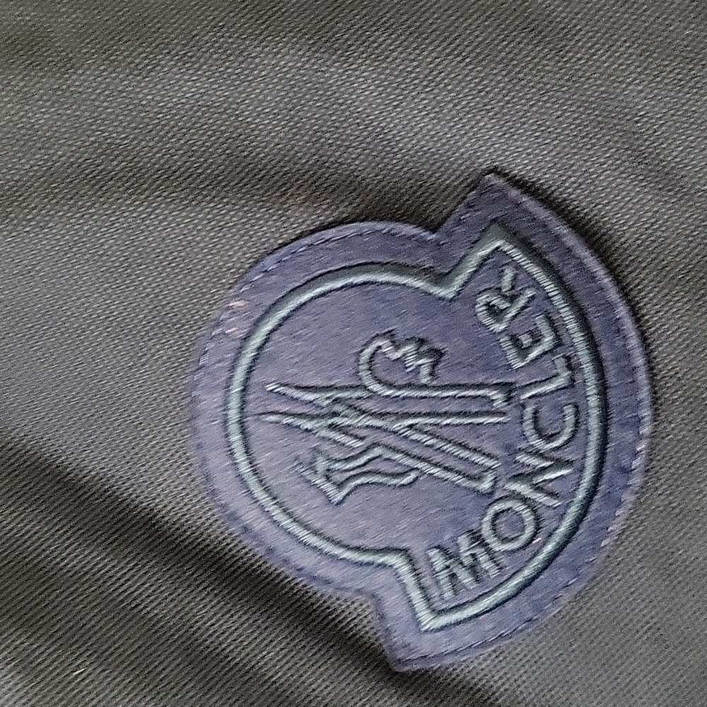 Nwt. Moncler Maglia Polo blue shirt size L - Picture 5 of 8